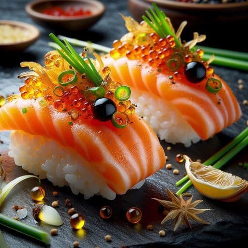 Aburi Sake Nigiri